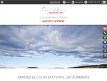 Tablet Screenshot of ecolodge-france.com